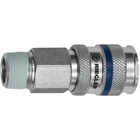 Raccord NW7,8 Pièces AG R3/8 Riegler