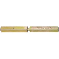 Carré pour poignée porte 9 x 118mm