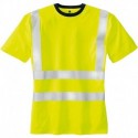 T Shirt haute visibilté HOOGE,jaune fluo, Taille M