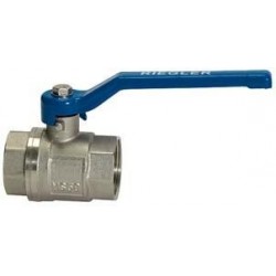 Vanne boisseau sphérique valve line laiton F1.1/2" 2 filetages femelles RIEGLER 1 PCS