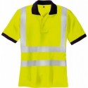 Polo Haute visibilité-SYLT, jaune fluo, Taille S