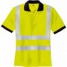Polo Haute visibilité-SYLT, jaune fluo, Taille S