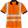 Polo Haute visibilité-SYLT, orange fluo, Taille XL