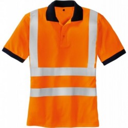 Polo Haute visibilité-SYLT, orange fluo, Taille 3XL