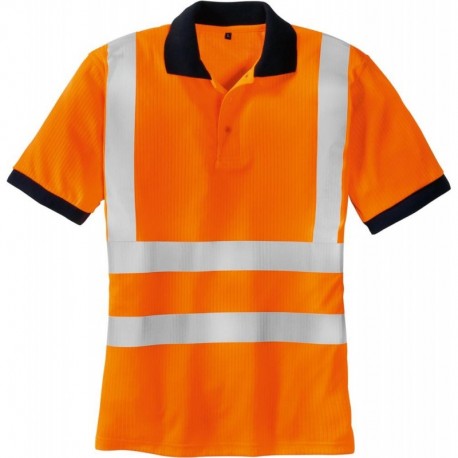 Polo Haute visibilité-SYLT, orange fluo, Taille 3XL