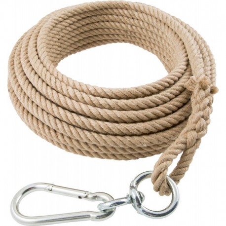 Corde 16 mm, 10 m long - Avec mousqueton Wirbel