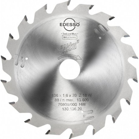 Lame carbure Akku 136x1,6x20mm Z18 W