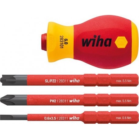 Manche slimVario VDE 4Pièces . Wiha
