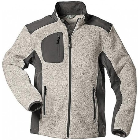 Veste de travail, Taille XL, gris brillant/gris