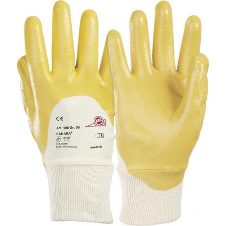 Gants de protection Sahara 100, Taille 7, jaune (Par 10)
