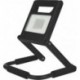 Spot LED Batterie 10 W 700 lumens, pliable, aluminium, W, noir, 24.2 x 21,5 x 2,5 cm