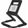 Spot LED Batterie 10 W 700 lumens, pliable, aluminium, W, noir, 24.2 x 21,5 x 2,5 cm