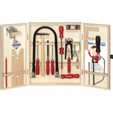 Coffret outils menuiserie enfant  Type 401S 19 Pièces .