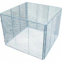 Composteur galvanisé 100 x 80 x 100 cm