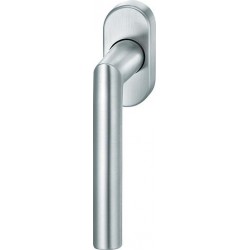Poignée fenêtre,oval,Acier inoxydable34 1076, Broche 24-38mm