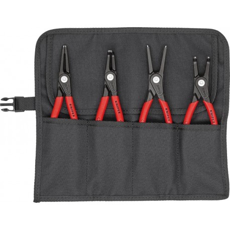 Pince à circlips de précision-Set 4Pièces .en sac enroulé Knipex