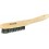 Brosse métallique à main, fil d'acier, Nombre de rangées : 2