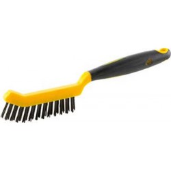 Brosse d'étrier de frein, Nombre de rangées : 2, Garniture Fil d'acier, Epaisseur du fil 0,30 mm, Modèle : lisse