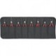 Pince à circlips de précision-Set 8Pièces .en sac enroulé Knipex