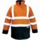 Parka M-Safe Multinorm orange-bleu, Taille L