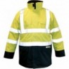 Parka M-Safe Multinorm jaune-bleu, Taille M