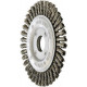 Brosse circulaire, torsadée, modèle très étroit, Ø de la brosse : 178 mm, Epaisseur du fil 0,3 mm, Larg. : de travail 13 mm, Vitesse maxi. : 12500 tr/mn
