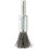 Brosse-pinceau, fil d'acier trempé, ondulé, Ø de la brosse : 17 mm, Long. de la garniture 25 mm, Epaisseur du fil 0,30 mm, Vitesse maxi. : 18000 tr/mn