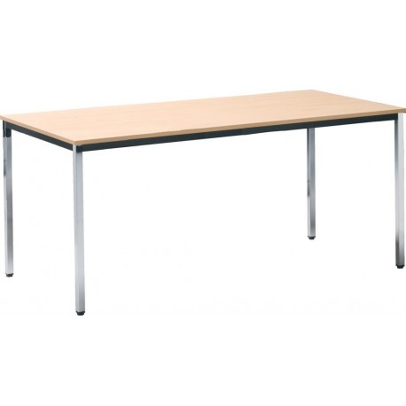 Table 2000x800 mm chrom / hêtre