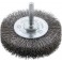 Brosse circulaire pour outils, fils ondulés, Ø de la brosse : 80 mm, Epaisseur du fil 0,30 mm, Larg. : de travail 19 mm, Vitesse maxi. : 12000 tr/mn