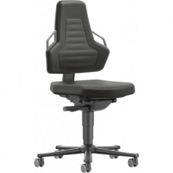 Chaises bureau 2 Roue Polster Poignée antharazit