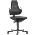 Chaises bureau 2 Roue Polster Poignée antharazit
