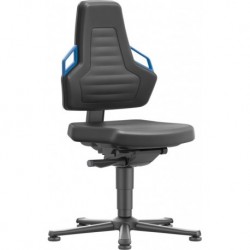Chaises bureau 1 Patin Mousse Patin anthrazite