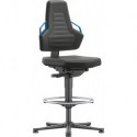Chaises bureau 3 Patin de patin bleu