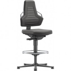 Chaises bureau 3 Patin Supertec Poignée gris anthrazite