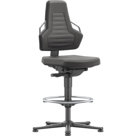 Chaises bureau 3 Patin Supertec Poignée gris anthrazite