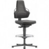 Chaises bureau 3 Patin Supertec Poignée gris anthrazite