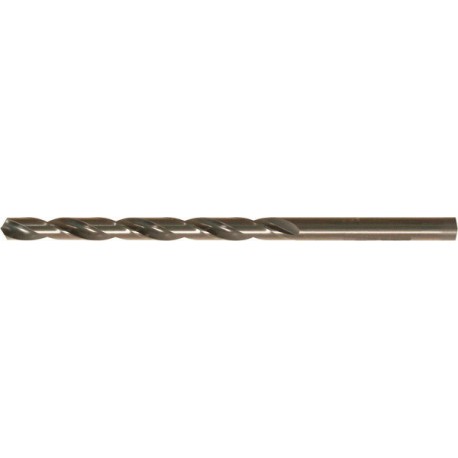 Foret hélicoïdal avec queue cylindrique longue, en acier à coupe rapide, type N, DIN 340, profil rectifié, surface traitée à la vapeur, Ø h8 : 2,50 mm