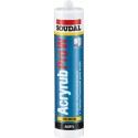Acrylique Pro-W Premium- Acryl 310ml, noir SOUDAL(Par 15)