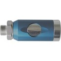 Coupleur express NW7,4 FE F1/2 rot. bleu