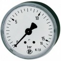 Manomètre arrière centré 50mm 0-4bar F1/4" RIEGLER 1 PCS