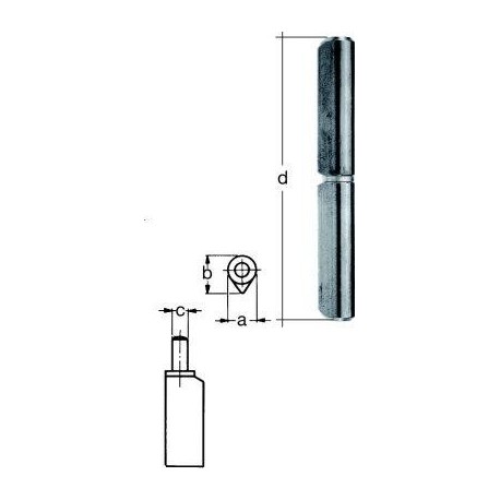 Charnière U 80x14x7 mm (Par 24)