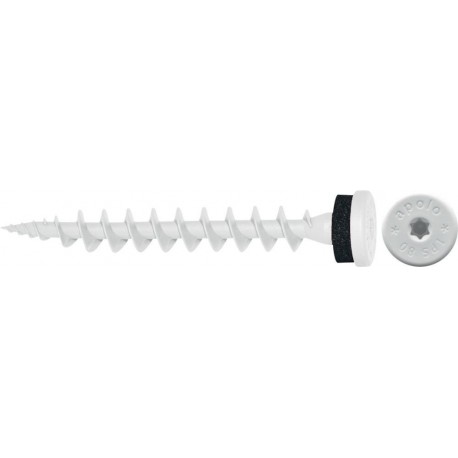 Vis de plaque isolante IPS 80 Blanc (Par 50)