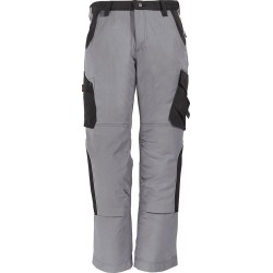 Pantalon de travail Bruno, 300 g/qm, Taille  56, gris/noir