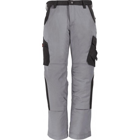 Pantalon de travail Bruno, 300 g/qm, Taille  56, gris/noir