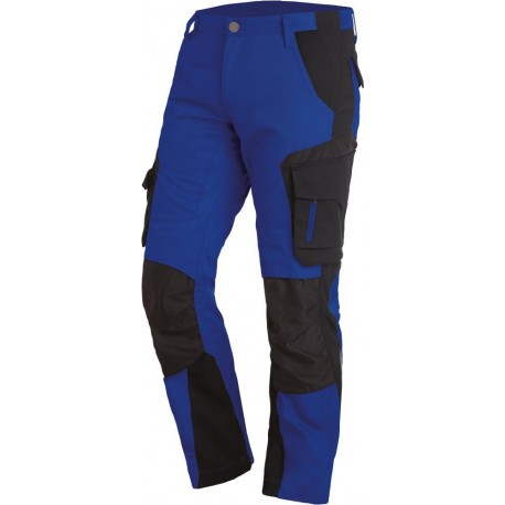 Pantalon de travail Florian,  Taille 48, bleu roi/noir