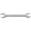 Clé mixte double DIN 3110, acier au chrome vanadium, Cote s/plats : 16 x 18 mm, Long. 202 mm