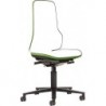 Chaise bureau ESD NEON 2 vert avec roue perman
