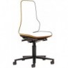 Chaise bureau ESD NEON 2 orange avec roue synchro