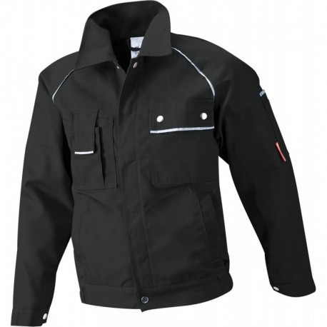 Veste de travail,Canvas,320g/qm, Taille 50,noir