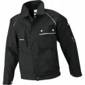 Veste de travail,Canvas,320g/qm, Taille 54,noir